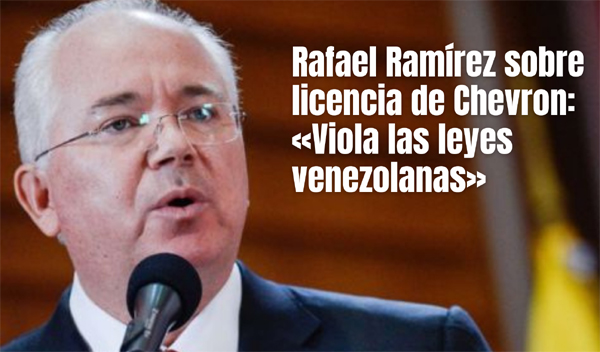 Rafael Ramírez, exministro de Petróleo de Venezuela