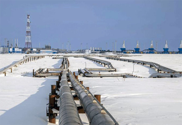 El primer tramo de este enorme gasoducto Fuerza de Siberia une los campos de gas de Siberia oriental y la frontera con China.