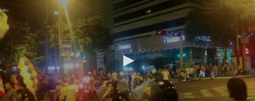 Vea video: Protestantes llegan hasta 28 de Julio en Miraflores