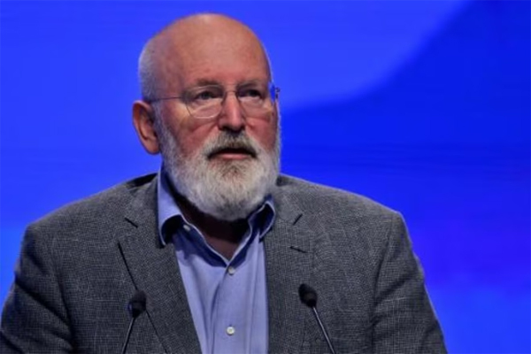 Frans Timmermans, vicepresidente de la Comisión Europea, el 15 de noviembre de 2022 en la cumbre climática de la ONU COP27, en Sharm el Sheij, Egipto