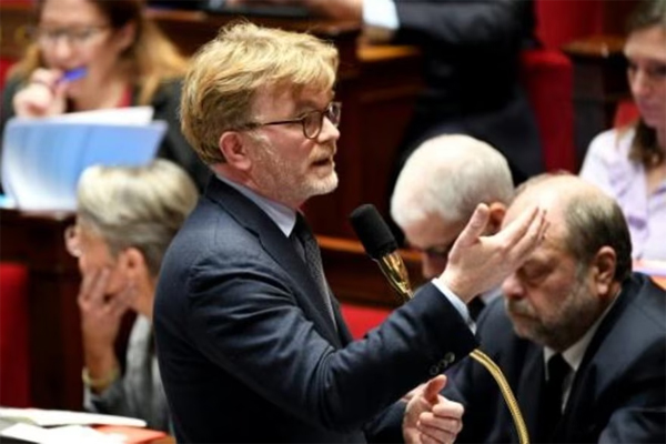 El ministro francés de agricultura, Marc Fesneau, durante una sesión en la Asamblea Nacional en París, el 24 de enero de 2023 