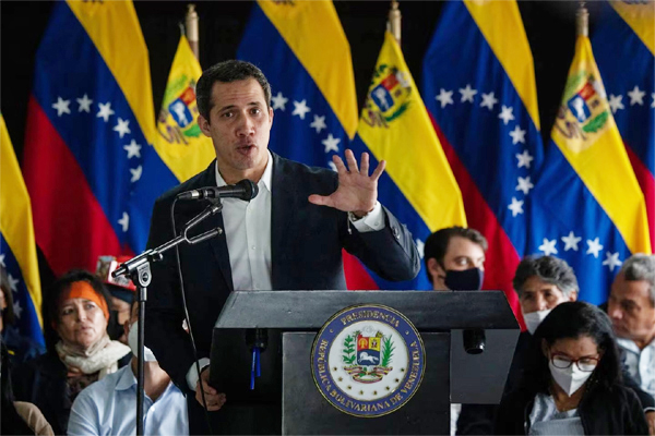 Juan Guaido, líder opositor. (Gaby Oraa/Bloomberg)