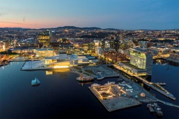  La ciudad de Oslo, en una imagen del 30 de agosto de 2021 