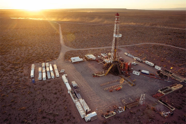 Instalación para la extracción de shale gas en la región conocida como Vaca Muerta, en Argentina(Argentina.gob.ar)