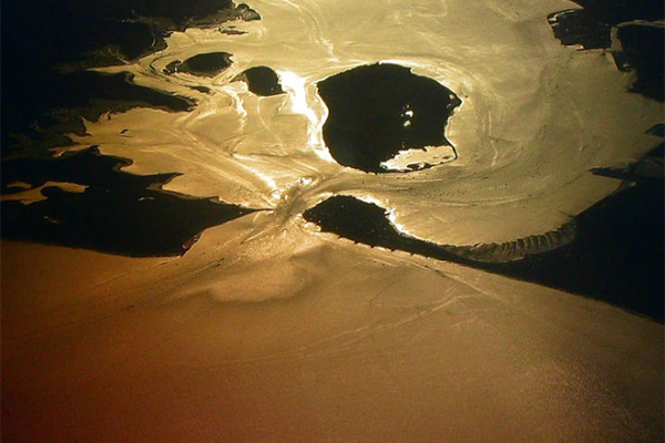 Vista aérea del Puerto de Poole Harbour (AFP)