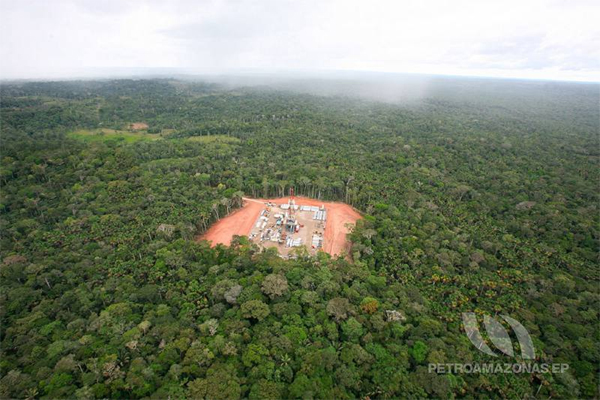 Bloque 43, en el Yasuní. Foto de la página web de Petroamazonas.