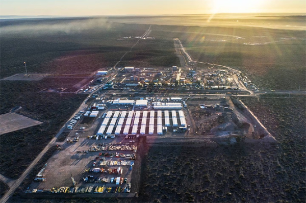 Fortin de Piedra bloque de producción de shale gas de Tecpetrol en Vaca Muerta 