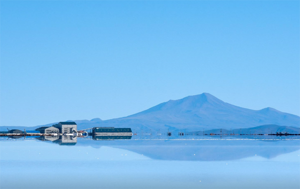 Bolivian state firm YLB's plant is seen at the Salar de Uyuni, a vast white salt flat at the center of a global resource race for the battery metal lithium, outside of Uyuni, Bolivia March 26, 2022. 