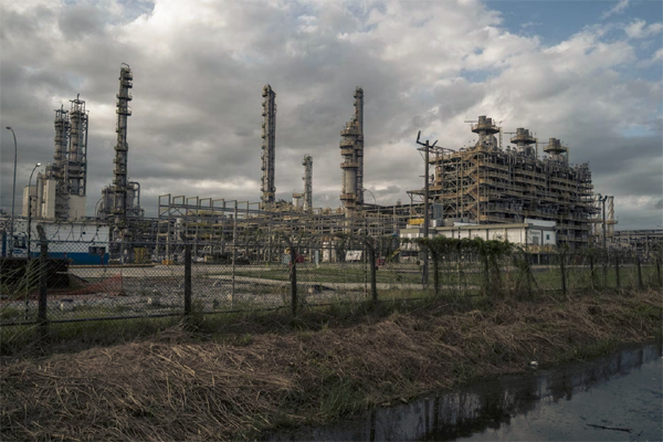 La planta petroquímica de Braskem en Duque de Caxias, Brasil, el viernes 14 de julio de 2023.(Bloomberg/Lucas Landau)