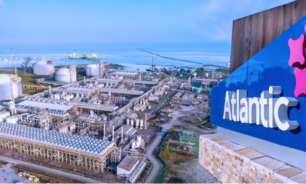 Atlantic LNG instalations in Point Fortin, Trinidad.