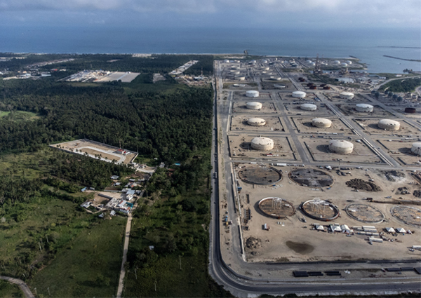 The Pemex Olmeca Refinery in Dos Bocas, Paraiso, Tabasco state, Mexico. 