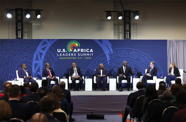 The first day of meetings at the U.S.-Africa Leaders Summit centered on critical topics including the environment, public health, democratic governance and security.