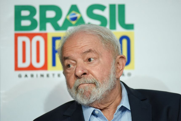 Brazil’s President-elect Luiz Inácio “Lula” da Silva in Brasília, Dec. 22.