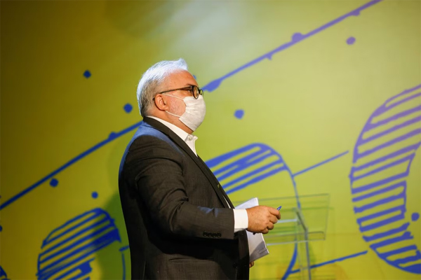 Jean Paul Prates, nominated as the new CEO of Brazil's state-run oil company Petrobras speaks during a news conference at the transition government building in Brasilia, Brazil December 8, 2022.