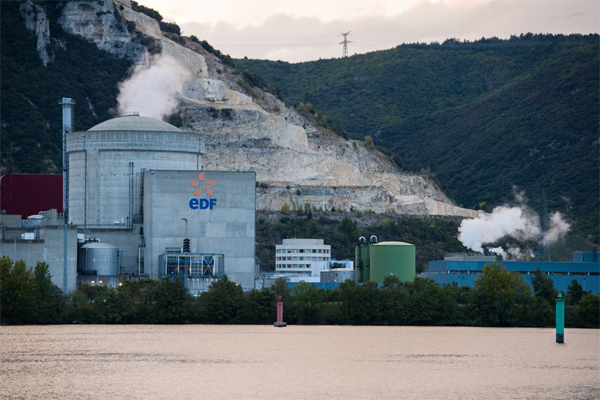 A reactor building at EDF’s power plant in Cruas, France. 