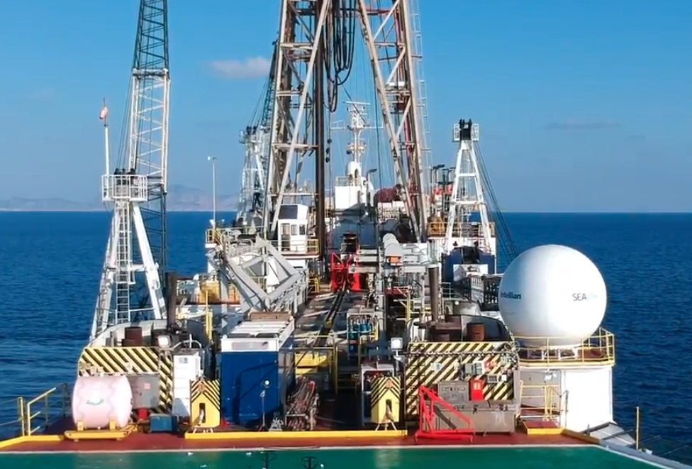 The Joides, a 45-year-old former oil drillship, has been responsible for most scientific ocean drilling over the past half-century.
Thomas Ronge, IODP, JRSO