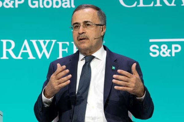 Amin H. Nasser, President & Chief Executive Officer Saudi Aramco, speaks during the CERAWeek energy conference in Houston, Texas, U.S. March 8, 2022.  