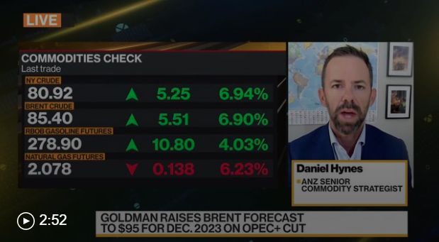 Watch video: OPEC+ is concerned about the macro environment, says Daniel Hynes, senior commodity strategist at ANZ.