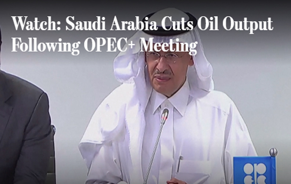 Saudi Oil Minister Prince Abdulaziz bin Salman increasingly makes OPEC’s big output decisions, say cartel delegates. Saudi Arabia plans a voluntary production cut of 1 million barrels of oil a day.  Max Brucker/EPA-EFE/Shutterstock