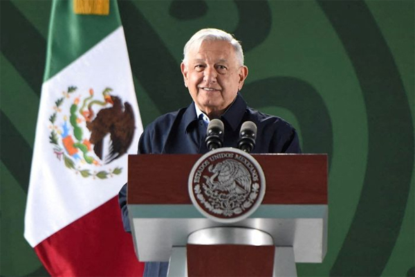 Mexico's President Andrés Manuel López Obrador in Tepic, Mexico, July 28.