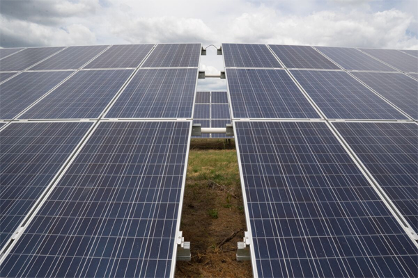 Photovoltaic panels in Constancia, Uruguay 