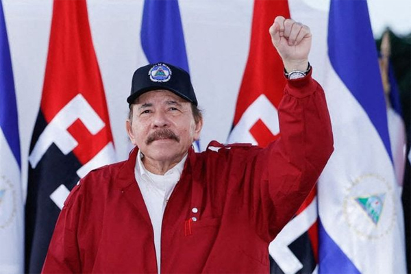 Daniel Ortega in Managua, Nicaragua, July 19. 