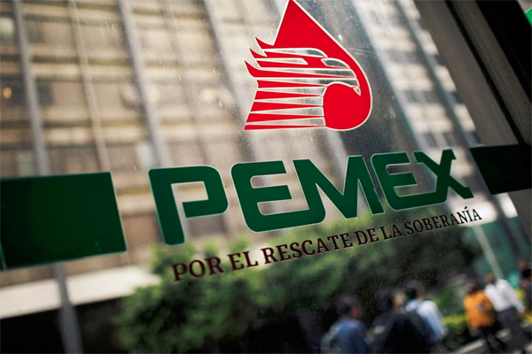 he logo of Petroleos Mexicanos (Pemex) is pictured at the company's headquarters in Mexico City, Mexico July 26, 2023. REUTERS/Raquel Cunha/