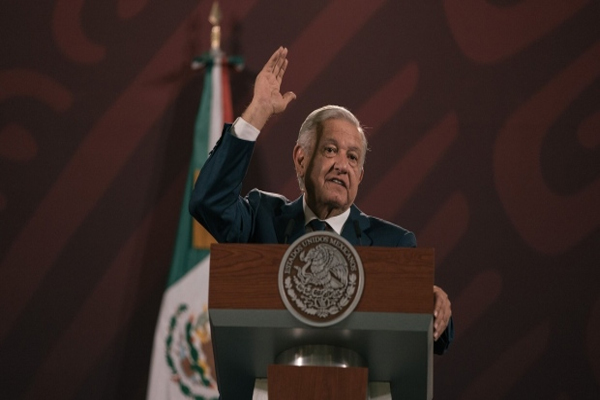 Andres Manuel Lopez Obrador , Photographer: Luis Antonio Rojas/Bloomberg