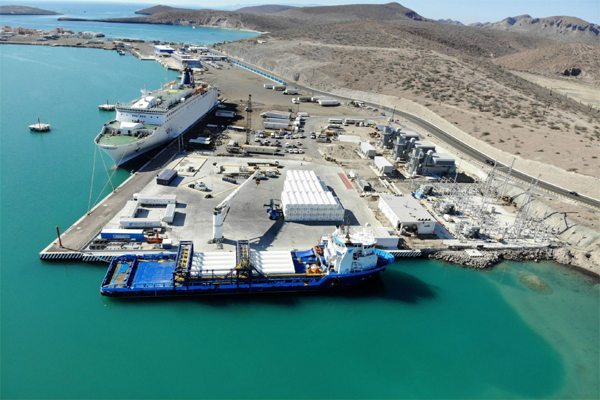 liquefied natural gas import terminal in the port of Pichilingue in Mexico’s Baja California Sur state.