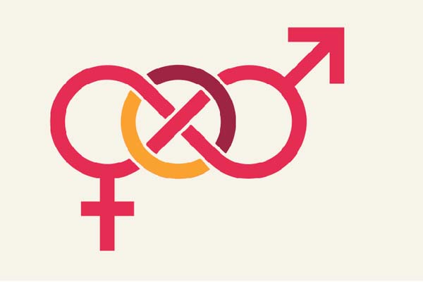 Non binary people symbol