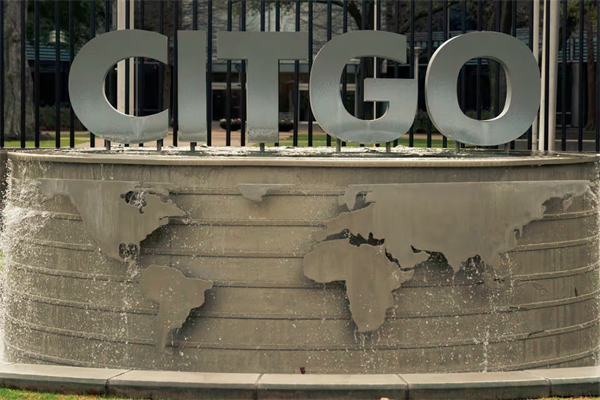A sign of Citgo Petroleum is seen at its headquarters in Houston, Texas, U.S., January 11, 2024.(Go Nakamura/Reuters)