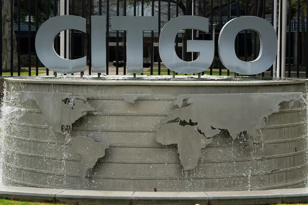 A sign of Citgo Petroleum is seen at its headquarters in Houston, Texas, U.S., January 11, 2024. REUTERS/Go Nakamura