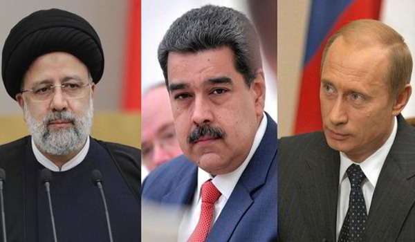 The nations of (from left) Iranian President Masoud Pezeshkian, Venezuelan President Nicolas Maduro and Russia’s Vladimir Putin are subject to various sanctions regimes. Those may shift, particularly for their energy exports, if Trump win the U.S. election (Photo: Kremlin and Duma)