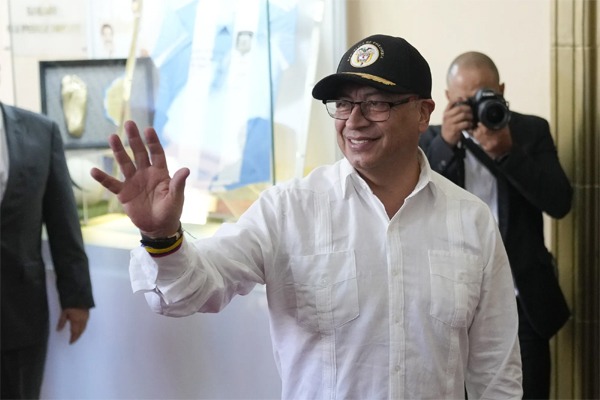 Colombia President Gustavo Petro says fighting climate change is a matter of “life and death.” (Matias Delacroix/Bloomberg)