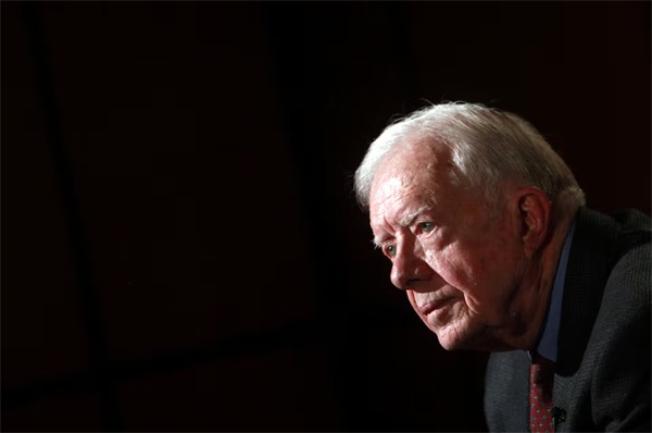 Jimmy Carter, the earnest Georgia peanut farmer who as U.S. president struggled with a bad economy and the Iran hostage crisis but brokered peace between Israel and Egypt and later received the Nobel Peace Prize for his humanitarian work, died at 100. REUTERS/Amr Abdallah Dalsh 