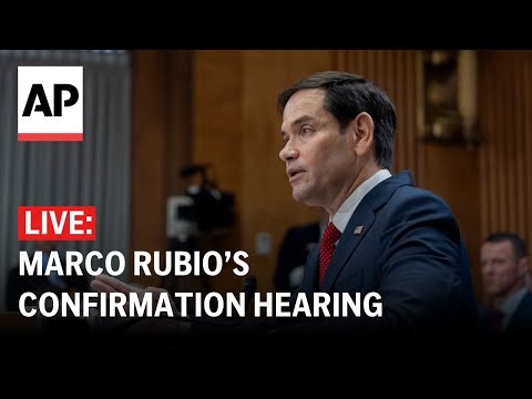 Marco Rubio’s confirmation hearing
